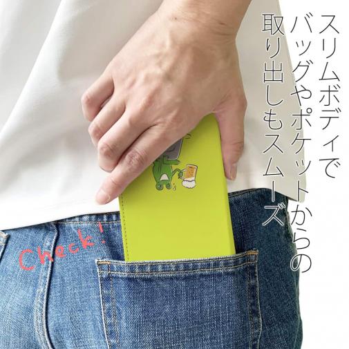 【手帳型ベルトなし】【Stick Case】ビアガエル(wakat)