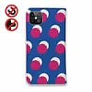 マゼンタ＆ブルーのドット