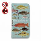 【手帳型ベルトなし】【Stick Case】【FISH MAN】FISHING PARADAISE OKINAWA! ブルー