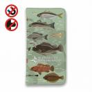 【手帳型ベルトなし】【Stick Case】【FISH MAN】テトラ帯は釣り天国！ グリーン