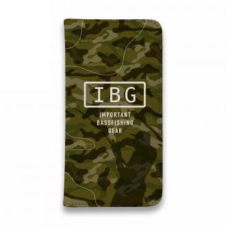 【手帳型ベルトなし】【Stick Case】【FISH MAN】IBG バスフィッシングに大事な装備　グリーン