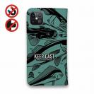 【手帳型ベルトなし】【Stick Case】【FISH MAN】SURF FISHING TARGET!　グリーン