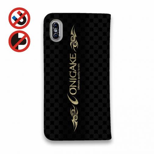 【手帳型ベルトなし】【Stick Case】鬼掛　ロゴバージョン　Part1