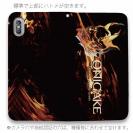 【手帳型ベルトなし】【Stick Case】鬼掛　般若ファイヤーパターン Part2