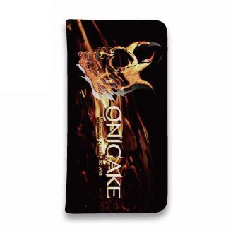 【手帳型ベルトなし】【Stick Case】鬼掛　般若ファイヤーパターン Part2