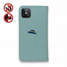 【手帳型ベルトなし】【Stick Case】【釣りざんまい】釣りを楽しむ少年_ミント