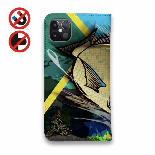 【手帳型ベルトなし】【Stick Case】【FISH MAN】GREAT FIGHT TAMAN FISHING!