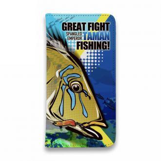 【手帳型ベルトなし】【Stick Case】【FISH MAN】GREAT FIGHT TAMAN FISHING!