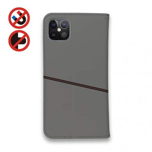 【手帳型ベルトなし】【Stick Case】イヤイヤ柴犬【黒柴】(wakat)