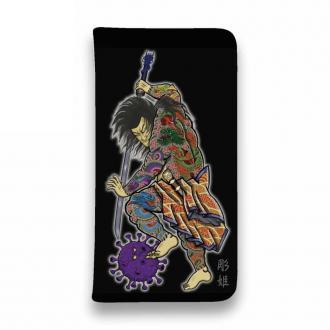 【彫姫】【手帳型ベルトなし】【Stick Case】九紋龍史進のコロナ退治　和彫りデザイン