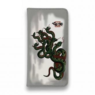 【彫姫】【手帳型ベルトなし】【Stick Case】オロチ　和彫りデザイン