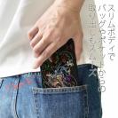 【彫姫】【手帳型ベルトなし】【Stick Case】花和尚の蛇退治　和彫りデザイン