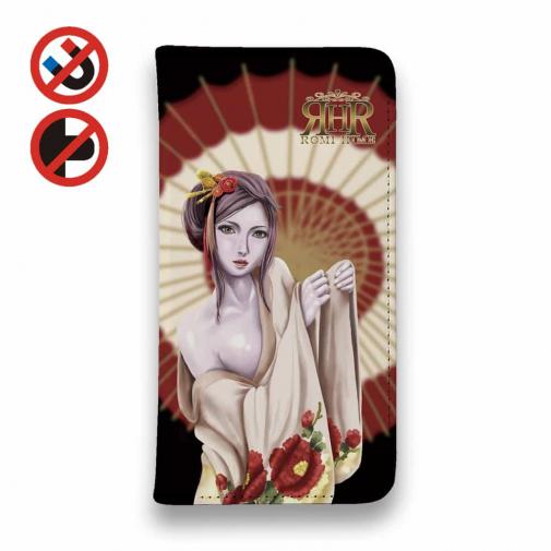 【ROMI HIME】【手帳型ベルトなし】【Stick Case】和華