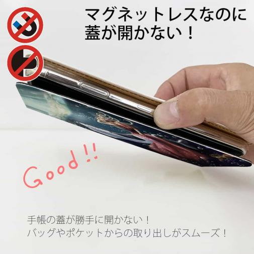 【ROMI HIME】【手帳型ベルトなし】【Stick Case】人魚姫