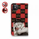 【ROMI HIME】【手帳型ベルトなし】【Stick Case】フ?ロック・チェック(市松模様)　レット?