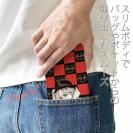 【ROMI HIME】【手帳型ベルトなし】【Stick Case】フ?ロック・チェック(市松模様)　レット?