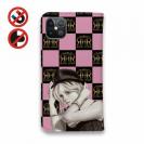 【ROMI HIME】【手帳型ベルトなし】【Stick Case】フ?ロック・チェック(市松模様)　ピンク