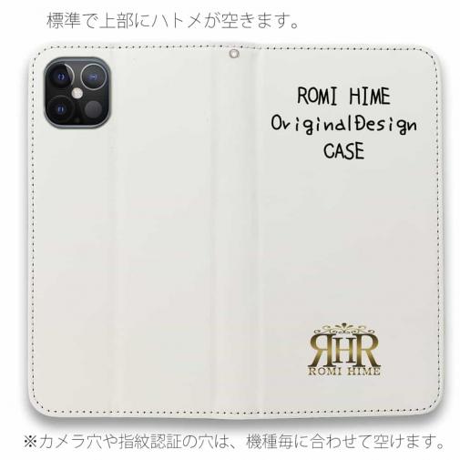 【ROMI HIME】【手帳型ベルトなし】【Stick Case】オリジナルデザイン