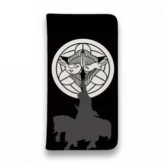 【彫姫】【手帳型ベルトなし】【Stick Case】家紋 上杉謙信