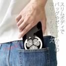 【彫姫】【手帳型ベルトなし】【Stick Case】家紋 徳川家康