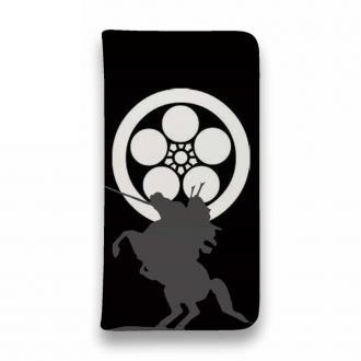【彫姫】【手帳型ベルトなし】【Stick Case】家紋 前田慶次