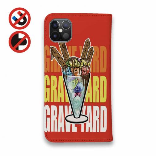 【彫姫】【手帳型ベルトなし】【Stick Case】ドクロパフェ？