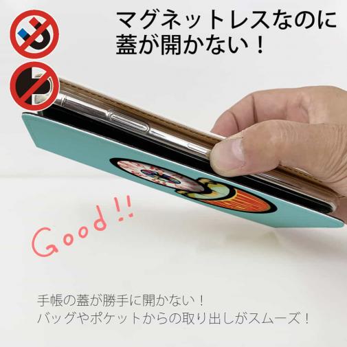 【彫姫】【手帳型ベルトなし】【Stick Case】目玉