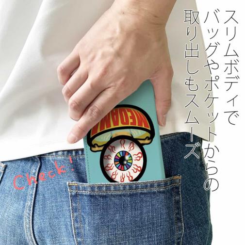 【彫姫】【手帳型ベルトなし】【Stick Case】目玉