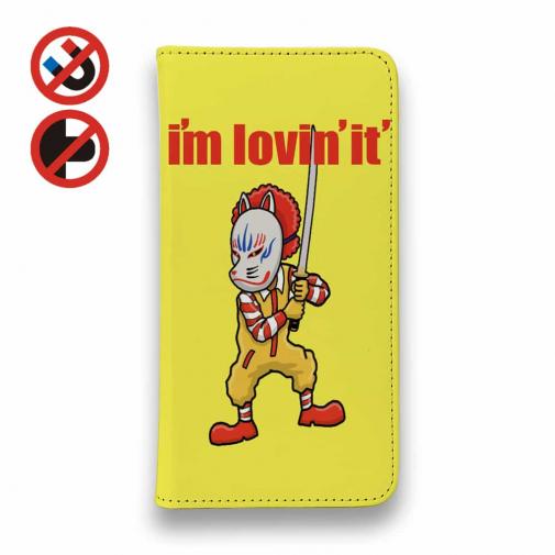 【彫姫】【手帳型ベルトなし】【Stick Case】I'm lovin'it