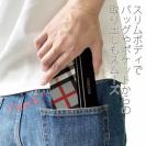 【Genuine】【手帳型ベルトなし】【Stick Case】チェック柄　グレー＆ブラック