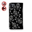 【彫姫】【手帳型ベルトなし】【Stick Case】バンダナ柄のスカル