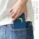 【手帳型ベルトなし】【Stick Case】三日月とツキノワグマ(wakat)