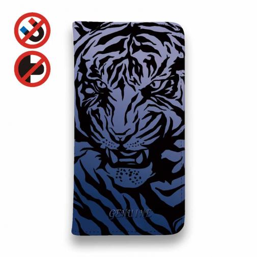 【Genuine】【手帳型ベルトなし】【Stick Case】虎 タイカ?ー フ?ルー