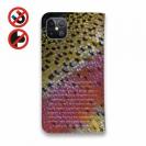 【手帳型ベルトなし】【Stick Case】ニジマス（レインボートラウト）のウロコ