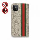 【Genuine】【手帳型ベルトなし】【Stick Case】蛇柄 ヘ?ーシ?ュ 縦ライン 縁担き?