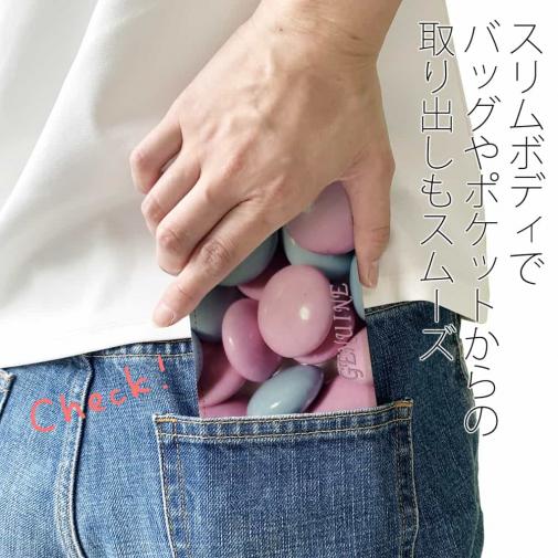 【Genuine】【手帳型ベルトなし】【Stick Case】カラフル　チョコ　フ?ルー＆ヒ?ンク