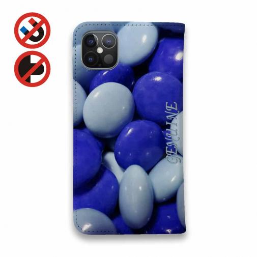 【Genuine】【手帳型ベルトなし】【Stick Case】カラフル　チョコ　フ?ルー