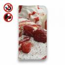 【Genuine】【手帳型ベルトなし】【Stick Case】ハ?ンケーキ スイーツ 苺