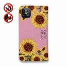 【ROMI HIME】【手帳型ベルトなし】【Stick Case】ひまわり　ピンク