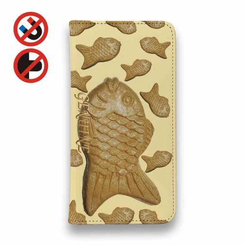 【Genuine】【手帳型ベルトなし】【Stick Case】たいやき ヘ?ーシ?ュ&ヘ?ーシ?ュ