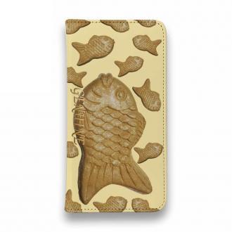 【Genuine】【手帳型ベルトなし】【Stick Case】たいやき　ヘ?ーシ?ュ＆ヘ?ーシ?ュ