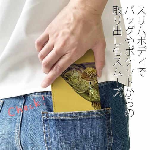 【八百板浩司】【手帳型ベルトなし】【Stick Case】ラインブレイク・タイトライン…