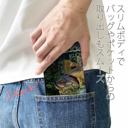 【八百板浩司】【手帳型ベルトなし】【Stick Case】WATER EXPLOSION