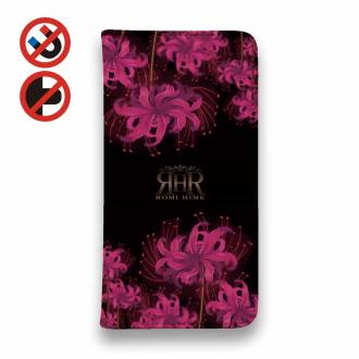 【ROMI HIME】【手帳型ベルトなし】【Stick Case】彼岸花　ピンク