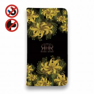 【ROMI HIME】【手帳型ベルトなし】【Stick Case】彼岸花　イエロー