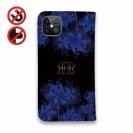 【ROMI HIME】【手帳型ベルトなし】【Stick Case】彼岸花　ブルー