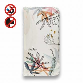 【手帳型ベルトなし】【Stick Case】プランツデザイン No.5