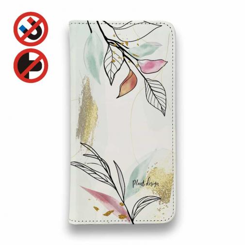 【手帳型ベルトなし】【Stick Case】プランツデザイン No.6