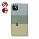 【手帳型ベルトなし】【Stick Case】【FISH MAN】クマさんもフィッシング No1