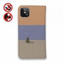 【手帳型ベルトなし】【Stick Case】【FISH MAN】クマさんもフィッシング No2